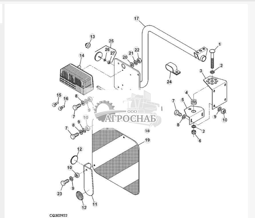 TAIL LIGHTS AND SUPPORT (VARIOUS L.H.) 